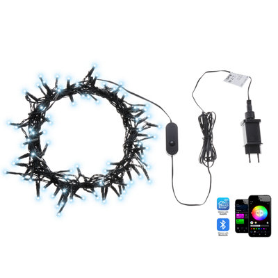 Smart LED Lighting Chain 100 String Multicolour Lights with App IGALIKU