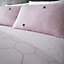 Smart Living Duvet Cover With Pillowcases Polycotton Quilt Bedding Covers Comfy Breathable Comforter Cover Set - Blush Pink