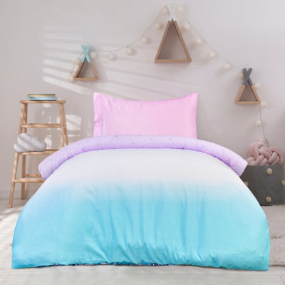 Smart Living Fun & Cosy Kids' Duvet Cover with Pillowcase & Fitted Sheet Complete Set