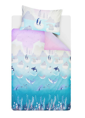 Smart Living Fun & Cosy Kids' Duvet Cover with Pillowcase & Fitted Sheet Complete Set