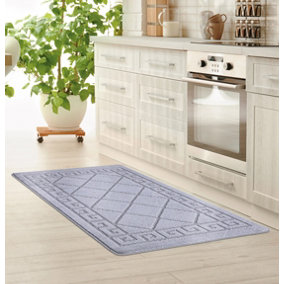 Abaseen Grey 80x140 cm Door Mat Heavy Duty Indoor Outdoor