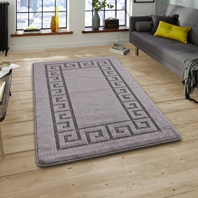 Smart Living Heavy Duty Machine Washable Runner for Hallway, Kitchen Non Slip Floor Mats, Door Mat 60cm x 110cm - Dark Grey