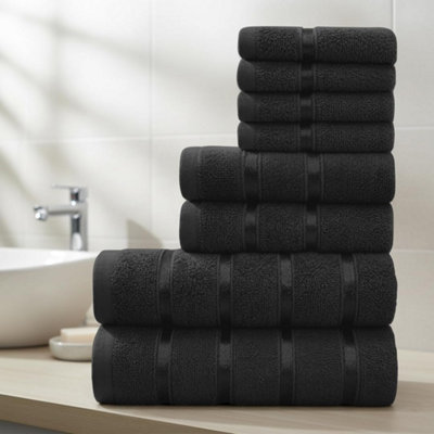 Limited Edition Royal Victorian Stripe Towels Bale Set Exclusive Range of Colors