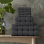 Smart Living Luxury 100% Cotton 8 Piece Super Soft Bathroom Towel Bale Set - Dark Grey