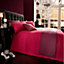 Smart Living Luxury 5PC Complete Bedding Set Duvet Cover, Pillow Pair, Cushion Cover, Bed Runner - Fuchsia