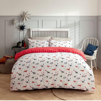 Christmas Retriever Puppy Duvet Cover Set GFTONL6536 main image 0