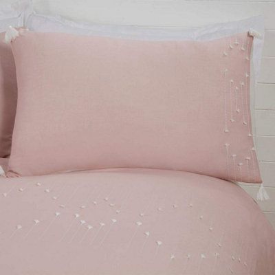 Smart Living Luxury Hotel Quality Boho Embroidered Tassels Duvet Cover with Pillowcases