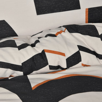 Smart Living Luxury Reversible Polycotton Easy Care Bedding Quilt Cover ...