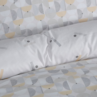 Smart Living Luxury Reversible Polyester Easy Care Bedding Quilt Cover ...