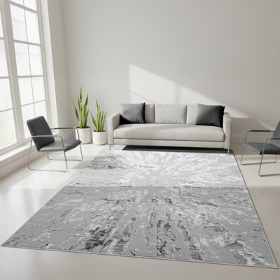 Smart Living Luxury Soft Modern Shimmer Sunset Rug for Living & Bedroom ...