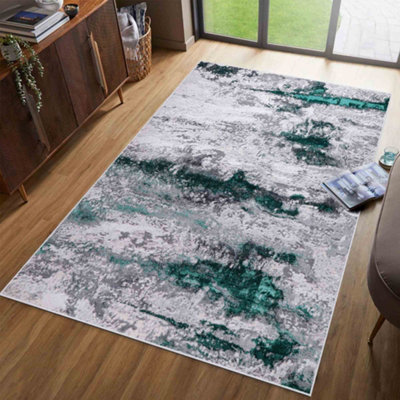 Smart Living Modern Carved Area Rug, Living Room Carpet, Kitchen Floor ...