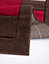 Smart Living Modern Thick Havana Carved Area Rug, Living Room Carpet, Kitchen Floor, Bedroom Soft Rugs 80cm x 150cm - Brown Red