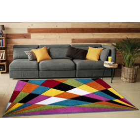 Smart Living Modern Thick Soft Carved Area Rug, Living Room Carpet, Kitchen Floor, Bedroom Soft Rugs 160cm x 230cm - Jazz