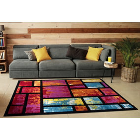 Smart Living Modern Thick Soft Carved Area Rug, Living Room Carpet, Kitchen Floor, Bedroom Soft Rugs 160cm x 230cm - Rectangles