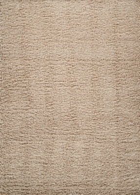 Smart Living Shaggy Soft Thick Area Rug, Living Room Carpet, Kitchen Floor, Bedroom Soft Rugs 80cm x 150cm - Latte
