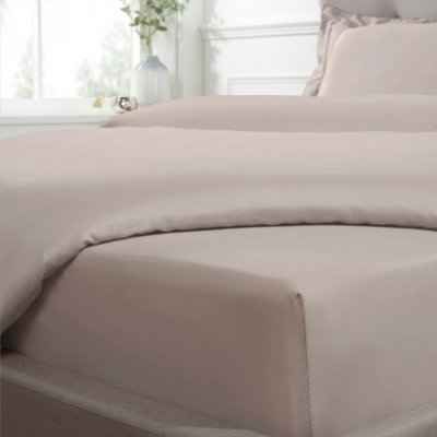 Smart Living Super Soft Cozy Easy Care Hotel Quality Cotton Anti-Allergy 25cm Deep Fitted Bedsheet or Pillowcase Pair