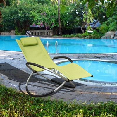 Zero gravity rocking deals lounger