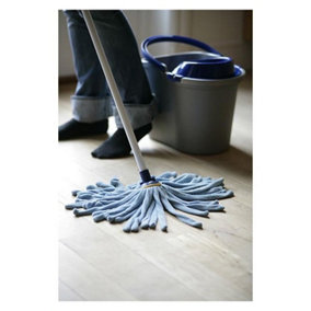 Smart Microfiber Strip Mop With Extendable Handle