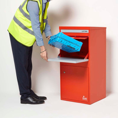 Smart Parcel Box Extra Large Secure Outdoor Delivery Box Galvanised ...