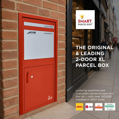 Smart Parcel Box Extra Large Secure Outdoor Delivery Box Galvanised ...