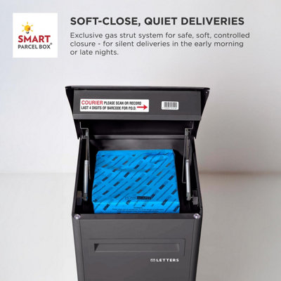 Smart Parcel Box Extra Large Slanted Top Secure Outdoor Delivery Box ...