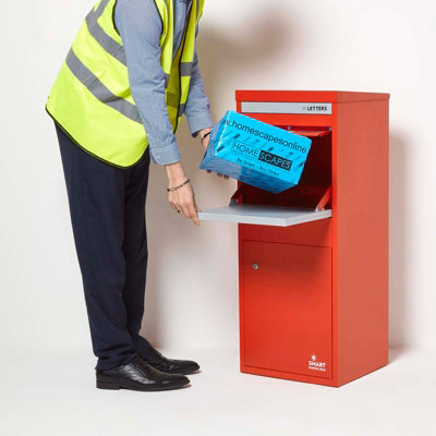 Smart Parcel Box Large Secure Outdoor Delivery Box Galvanised Steel ...