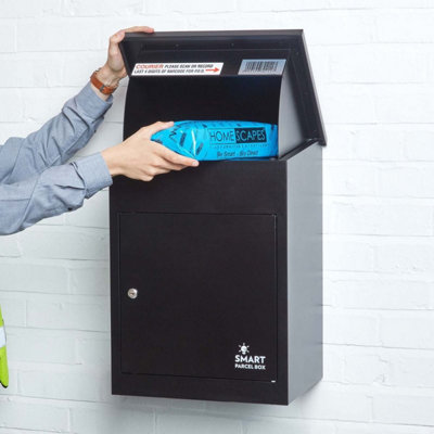 SMART PARCEL BOX™ Medium Front Access Black