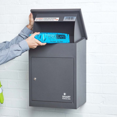 SMART PARCEL BOX™ Medium Front Access Dark Grey