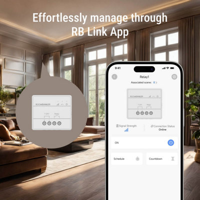 Smart Relay Module - Remote & App Control, Hub Required
