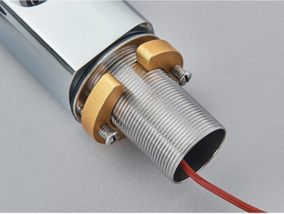 Smart Sensor Bathroom Faucet with Digital Temperature Display Touchless ...