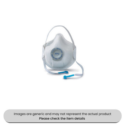 Smart Series FFP3 NR D Valved With Comfortable Nose Seal Mask Pack Qty 10