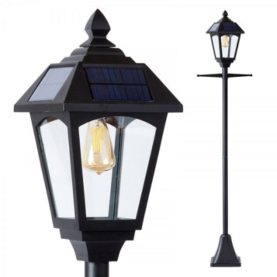 Solar lamp post b&q top