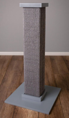 Smart Ultimate Cat Scratching Post Scratcher Board Pole Pad Grey Large Tall 32-Inch 81cm