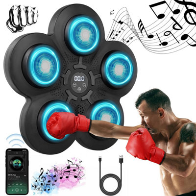 Smart Wall Mounted Boxing Target Machine with Music Sync & Lights