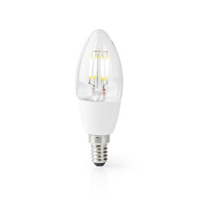 Smart WiFi LED Filament Light Bulb Dimmable E14 5W Warm White