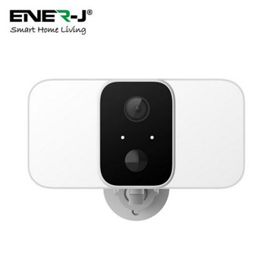 Smart Wireless Twin Floodlight Camera with Solar Panel, Energy Saving Outdoor Motion Sensor Security Flood Light