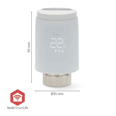 Smart ZigBee Thermostatic Radiator Valve Control with LCD Temperature ...