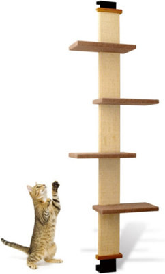 SmartCat Cat Door Hanger Climber Scratching Post Pad Climbing Platforms Multi Level Tier DIY at B Q