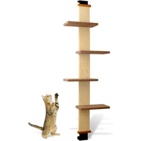 SmartCat Cat Door Hanger Climber Scratching Post Pad Climbing Platforms Multi Level Tier