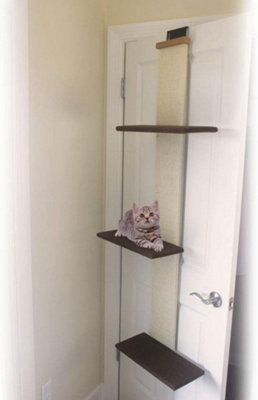SmartCat Cat Door Hanger Climber Scratching Post Pad Climbing Platforms Multi Level Tier