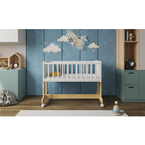 SmartCrib Smart 6in1 Bedside Crib 90x40cm with Aloe Vera Quilted mattress