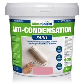 SmartSeal Anti-Condensation Paint, Berry Sorbet (2.5L) Bathroom, Kitchen, Bedroom Walls, Ceilings, Stop Moisture & Condensation