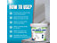SmartSeal - Anti Mould Paint - Brilliant White (1L) For Bathroom, Kitchen and Bedroom Walls and Ceilings - Mould Protection