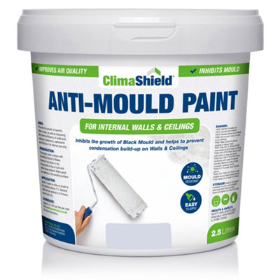 Smartseal - Anti Mould Paint - Frosted Blue (2.5L) For Bathroom, Kitchen and Bedroom Walls & Ceilings -Protection Against Mould