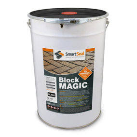 Smartseal - Block Magic - Black (25L) - A Re-colouring Block Paving Sealer. Superior to Concrete Paint, Transform Old Driveways