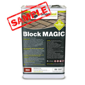 Smartseal - Block Magic - Red (150ml SAMPLE) - Block Paving Sealer - Superior to Concrete Paint, Transform Old Driveways