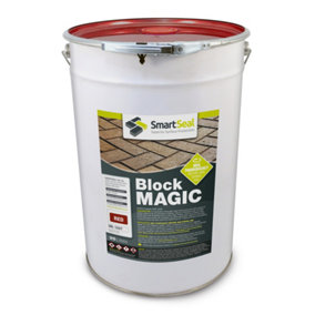 Smartseal - Block Magic - Red (25L) - A Re-colouring Block Paving Sealer. Superior to Concrete Paint, Transform Old Driveways