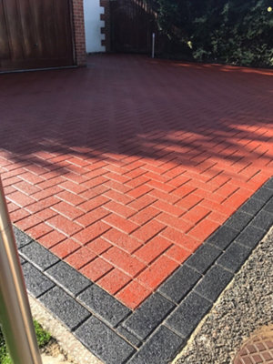 Smartseal - Block Magic - Red (2x5L) - A Re-colouring Block Paving Sealer. Superior to Concrete Paint, Transform Old Driveways