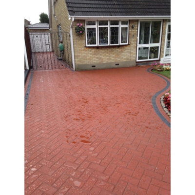 Smartseal - Block Magic - Red (2x5L) - A Re-colouring Block Paving Sealer. Superior to Concrete Paint, Transform Old Driveways