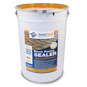 Smartseal Block Paving Sealer, Matt Finish, Strong Sand Hardener and Weed Inhibitor for Driveways and Patios, 25L